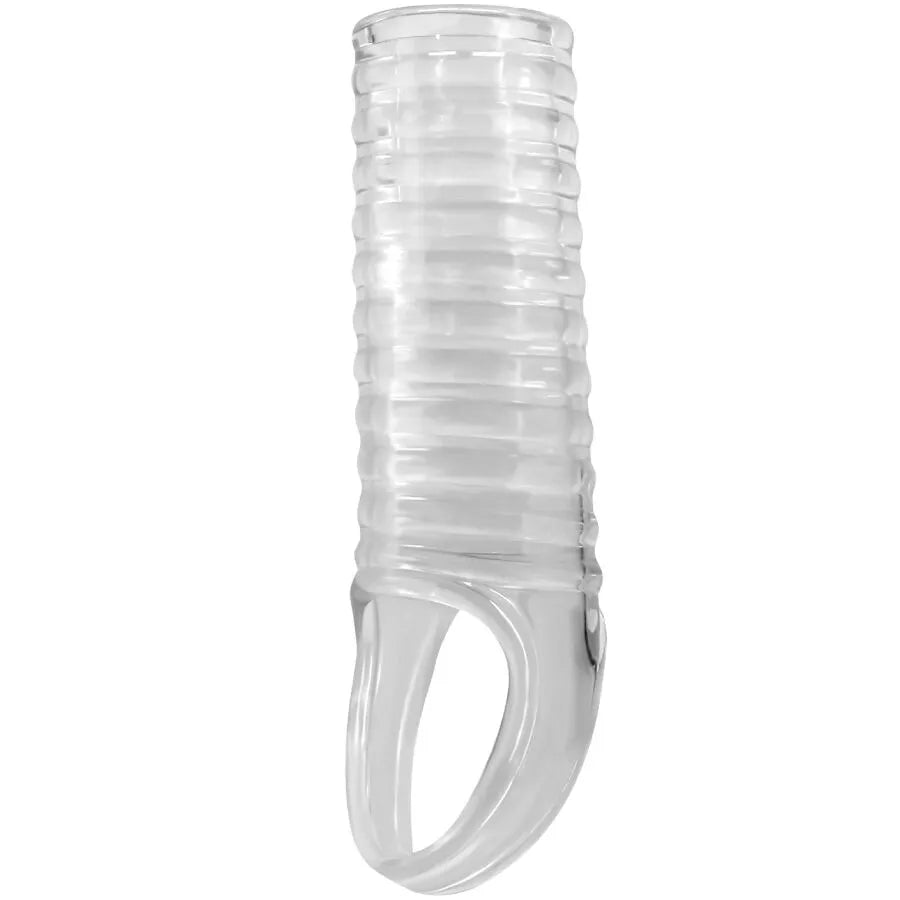 gros manchon pénis transparent TPR extensible érection durable entraînement