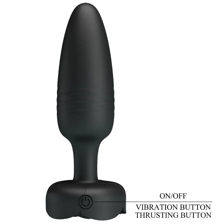 PRETTY LOVE - TARION PLUG ANAL AVEC LUMIÈRE LED NOIR