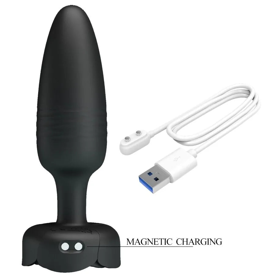 PRETTY LOVE - TARION PLUG ANAL AVEC LUMIÈRE LED NOIR
