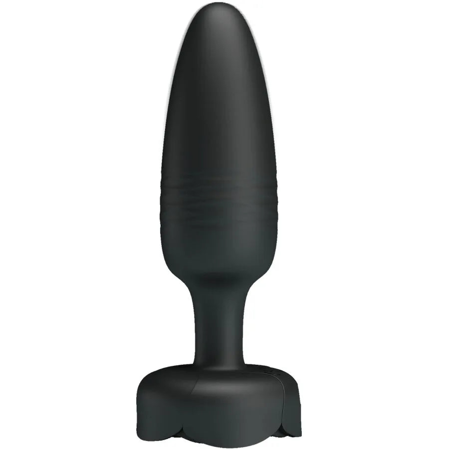 Plug anal silicone LED clignotante vibrations puissantes chargement magnétique noir