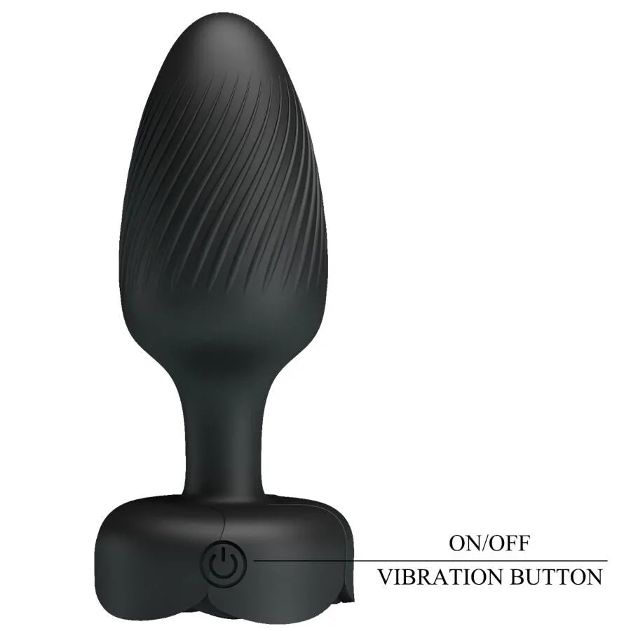 PRETTY LOVE - PLUG ANAL VARIAN AVEC LUMIÈRE LED NOIR