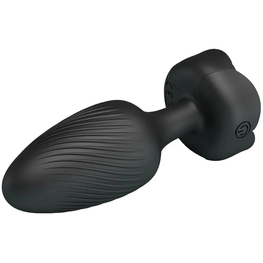 PRETTY LOVE - PLUG ANAL VARIAN AVEC LUMIÈRE LED NOIR