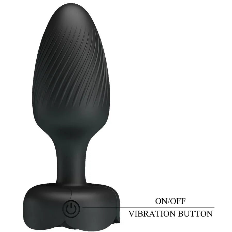 PRETTY LOVE - OSBORN PLUG ANAL AVEC LUMIÈRE LED NOIR