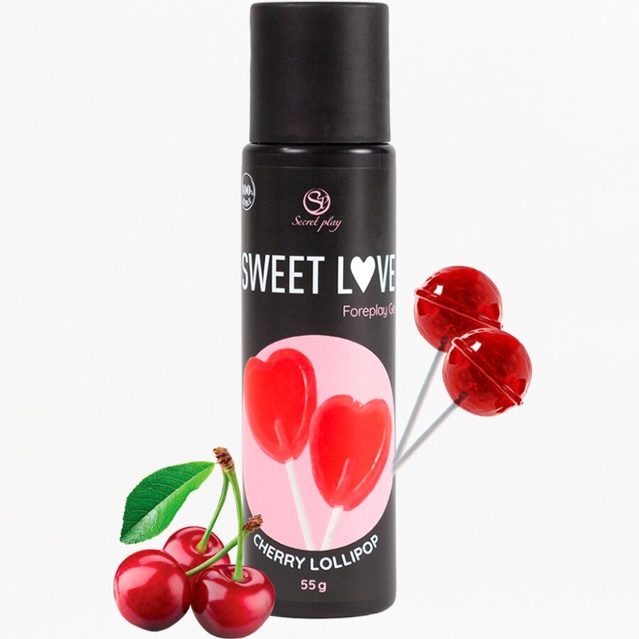 Secretplay - Gel Sucette Cerise Amour Doux 60 Ml