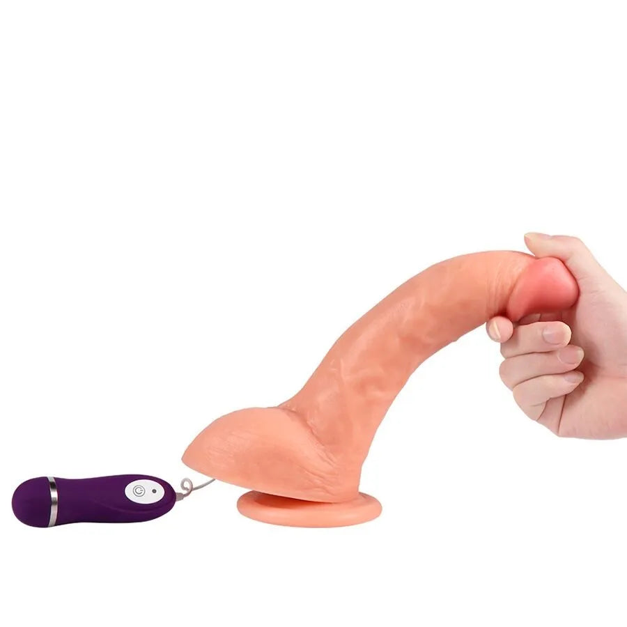 SHEQU - BEAST DILDO VIBRANT AVEC TÉLÉCOMMANDE