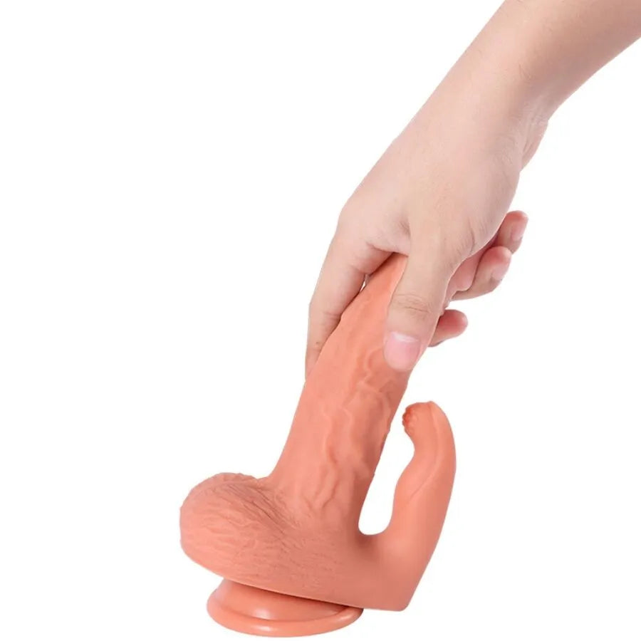 gode réaliste 16 cm silicone vibration télécommande stimulateur clitoridien SHEQU
