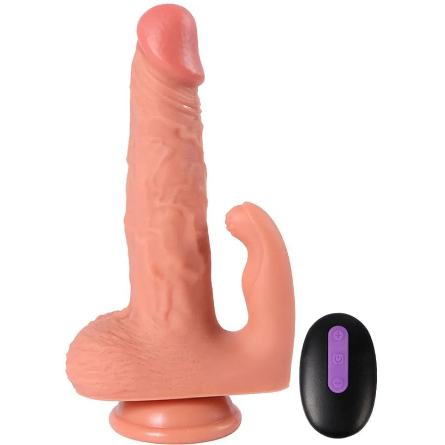 gode réaliste 16 cm silicone vibration télécommande stimulateur clitoridien SHEQU