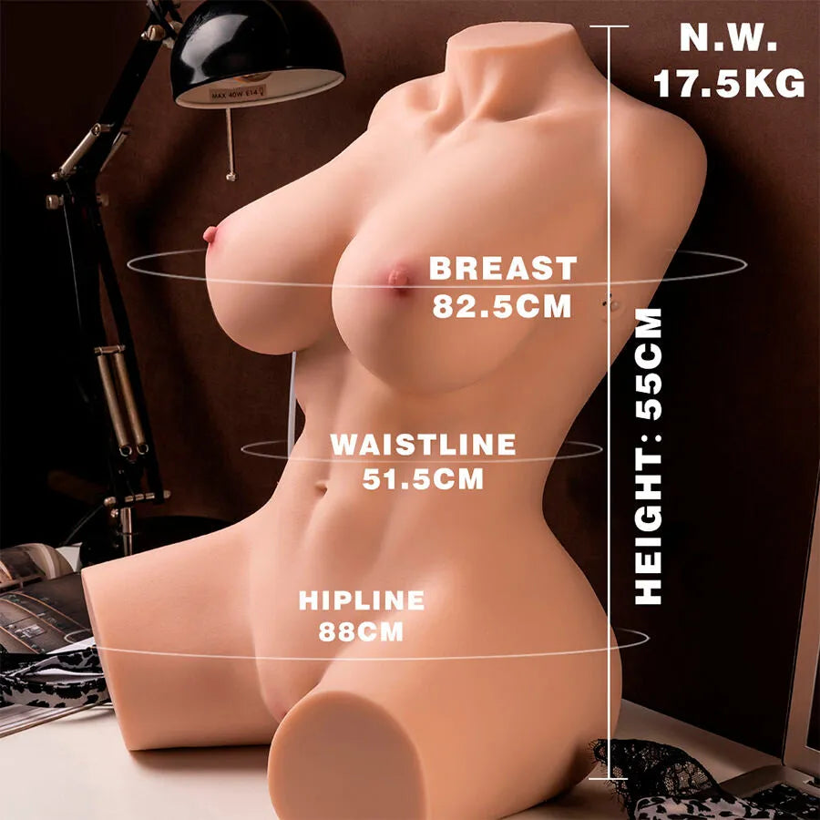 XISE - MURIEL TORSE FÉMININ RÉALISTE AVEC POUSSÉE
