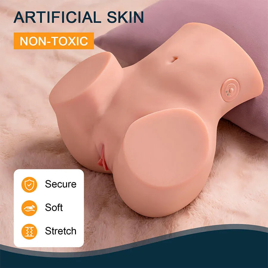 masturbateur réaliste multi-positions vibrations autonomes silicone TPE haute qualité