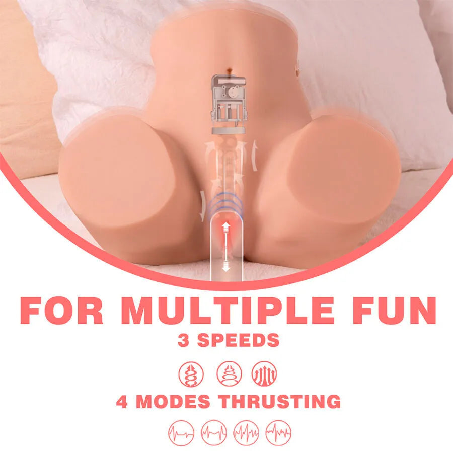 XISE - DANAE - Masturbateur vaginal réaliste avec vibrations multi-positions