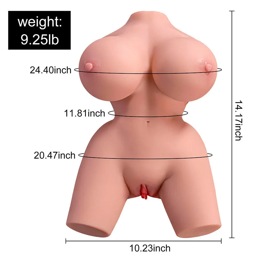XISE - FRIEDA TORSE FÉMININ RÉALISTE AVEC VIBRATION