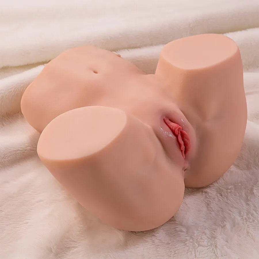 XISE - MAYA MASTURBATEUR RÉALISTE VAGIN ET ANUS SUÇANT AVEC VIBRATIONS ET ONDES STIMULANTES 4,5 KG