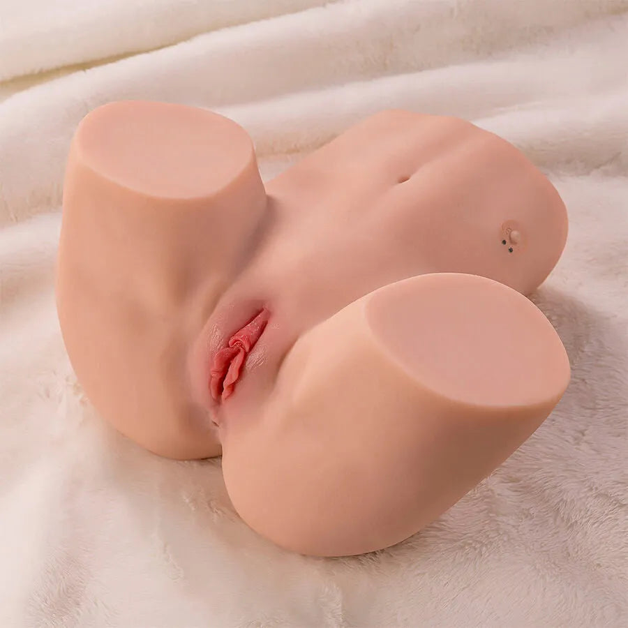 XISE - MAYA MASTURBATEUR RÉALISTE VAGIN ET ANUS SUÇANT AVEC VIBRATIONS ET ONDES STIMULANTES 4,5 KG