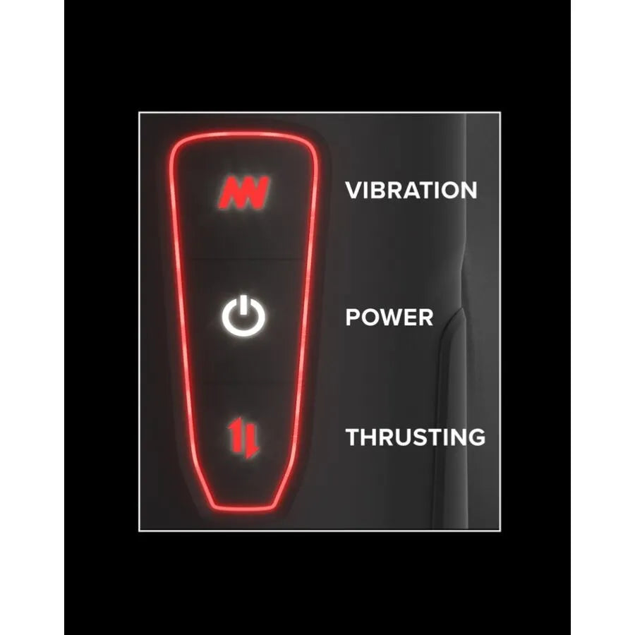 PDX ELITE - MASTURBATEUR AUTOMATIQUE MILK ME HOTTER AVEC VIBRATION À EFFET DE POUSSÉE ET DE CHALEUR