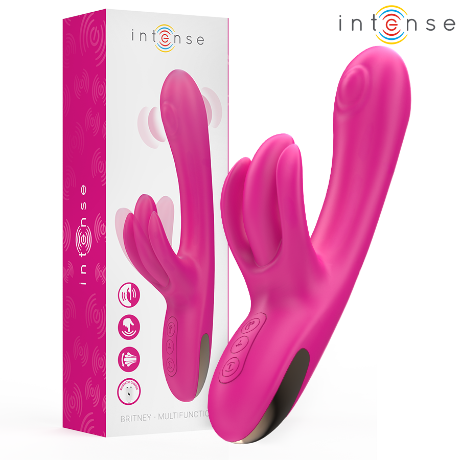 Intense - Britney Vibrateur Lapin Multifonction 23 Cm Rose
