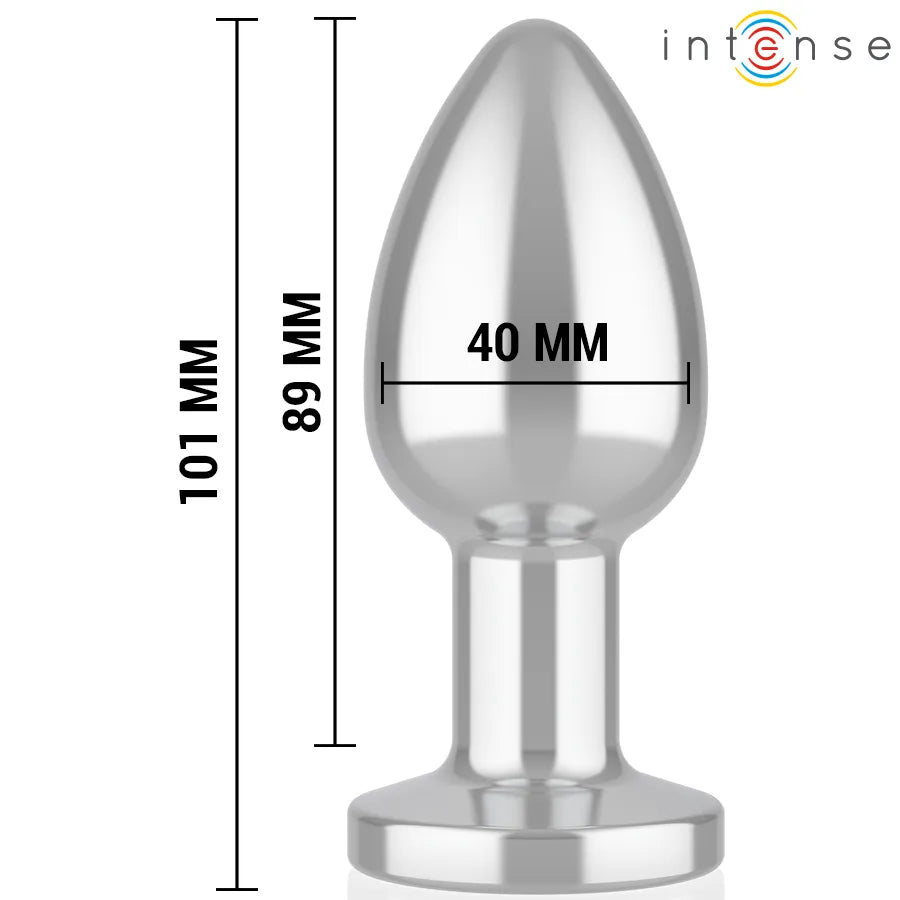 Plug anal vibrant métal 10 vibrations télécommande sécuritaire design élégant stimulation intense sextoy couple plaisir intimité