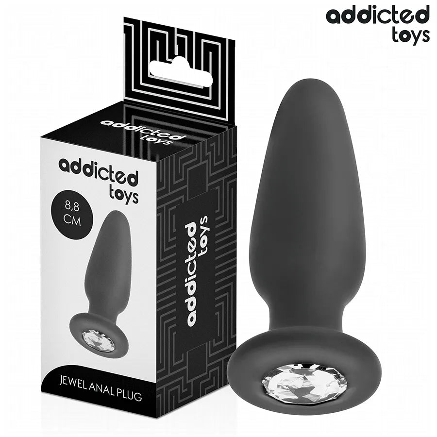 Addicted Toys - Plug Anal Avec Bijou Taille S 8,8 Cm