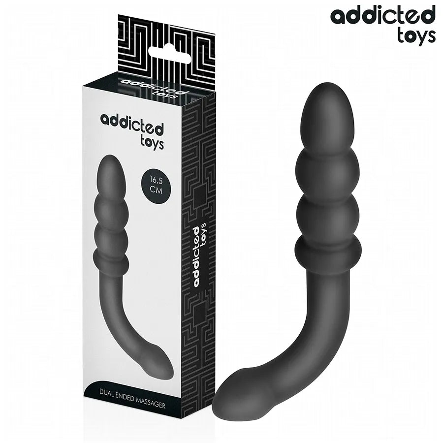 Addicted Toys Double Masseur 16.5 cm Silicone Stimulateur Anale Multi-Usage Intimité Érotique Sexe Couple Femmes Hommes