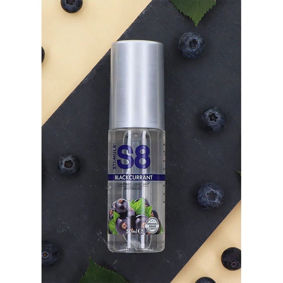 lubrifiant premium à base d'eau sans paraben saveur myrtille 50ml