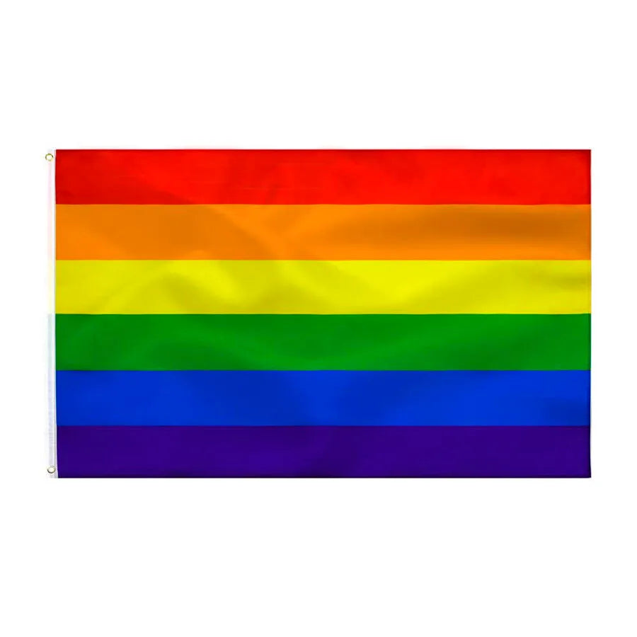 FIERTÉ Drapeau arc-en-ciel 90x150cm couleurs vives diversité inclusion festivals maison