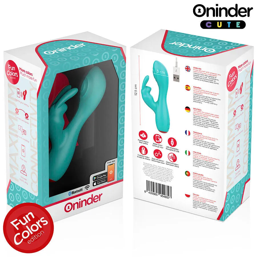 ONINDER CUTE - VIBRATEUR CLITORISÉ LOVE BUNNY G-SPOT - APPLICATION MONDIALE GRATUITE