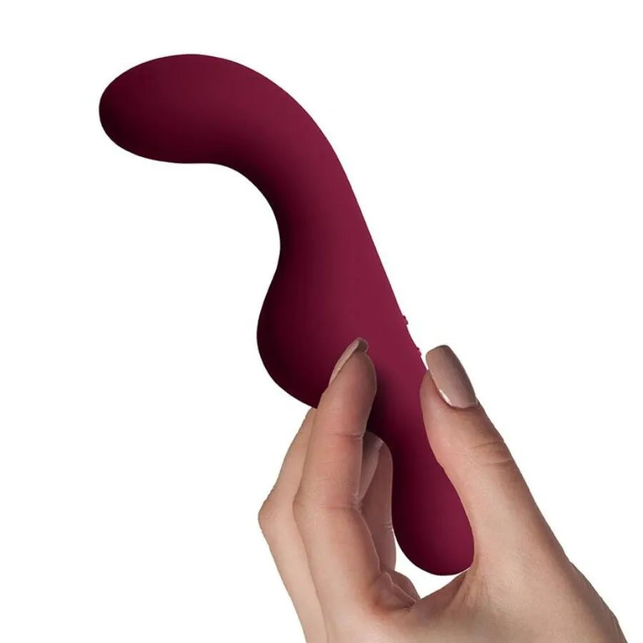 Vibromasseur 2 en 1 sans fil stimulation externe et interne silicone médical hypoallergénique Ruby Glow Blush Rouge Rocks-Off