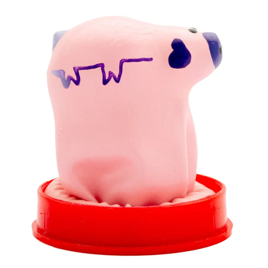 CONDOMERIE - PRÉSERVATIFS FANTAISIE PEINTS À LA MAIN PETIT COCHON