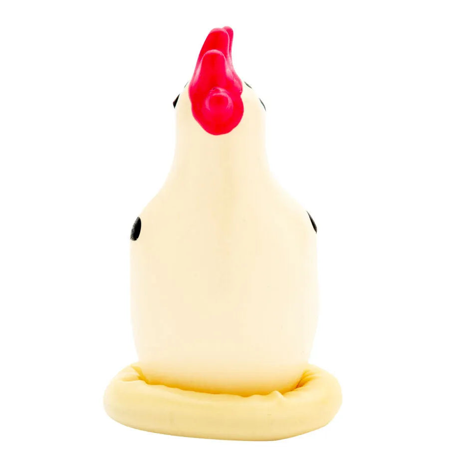 CONDOMERIE - PRÉSERVATIFS FANTAISIE PEINTS À LA MAIN COQ COCKY