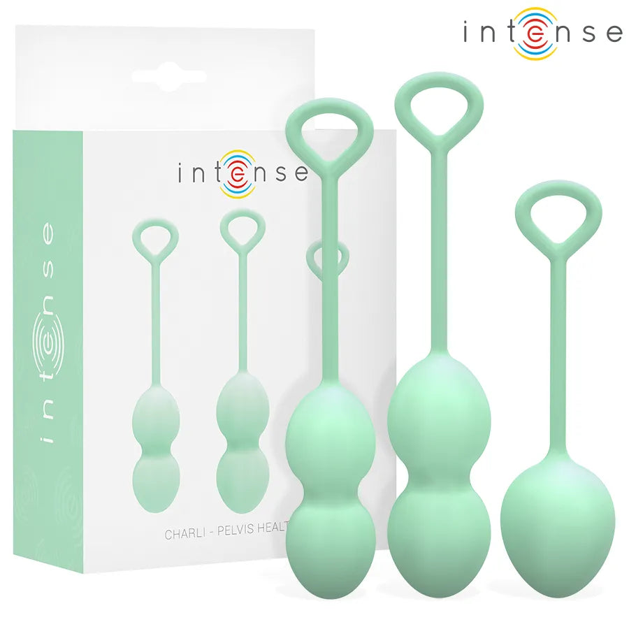 Intense Charli - Kit de boules de Kegel en silicone médical pour santé pelvienne et renforcement musculaire progressif femmes bien-être intime