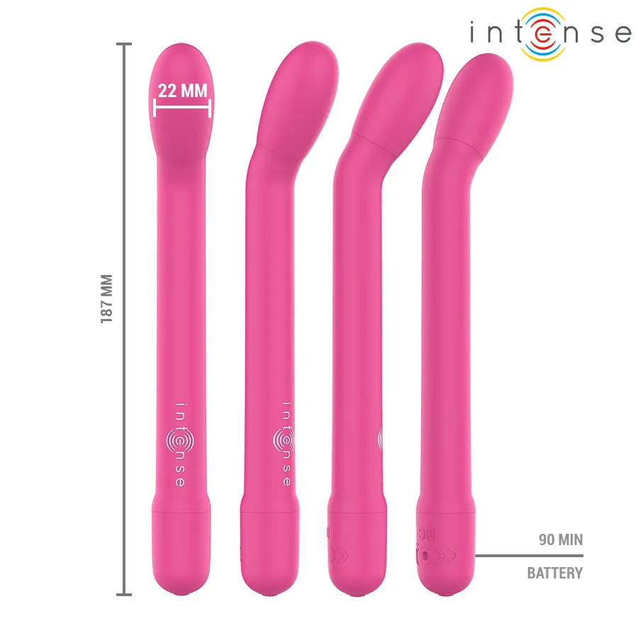 Vibromasseur rechargeable stimulation point G 10 modes de vibration ABS sans BPA Karlie rose discrétion intimité couple