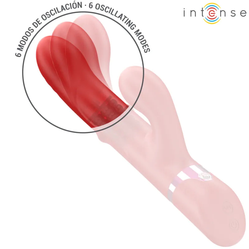 Vibromasseur multifonctionnel Lele stimulation simultanée rotation oscillation érogènes silicone hypoallergénique design érgonomique couple plaisir intime sextoy