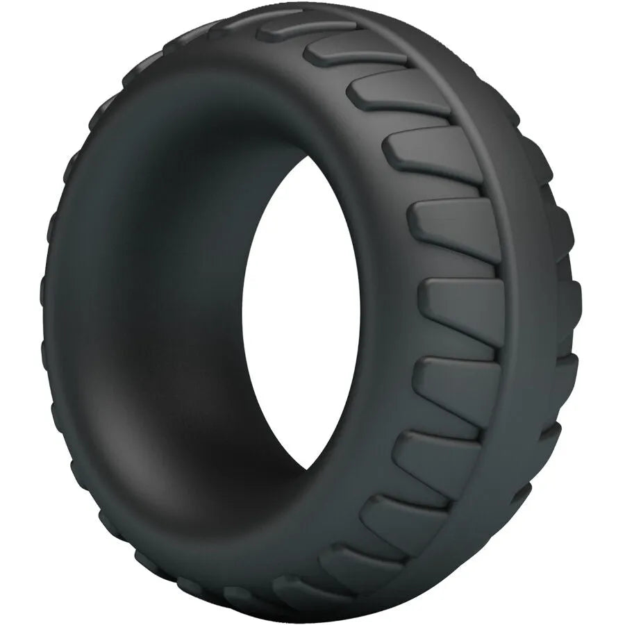 Anneau en silicone noir Crazy Bull Dilson Model 3, design ergonomique et texturé pour confort et performance masculine.