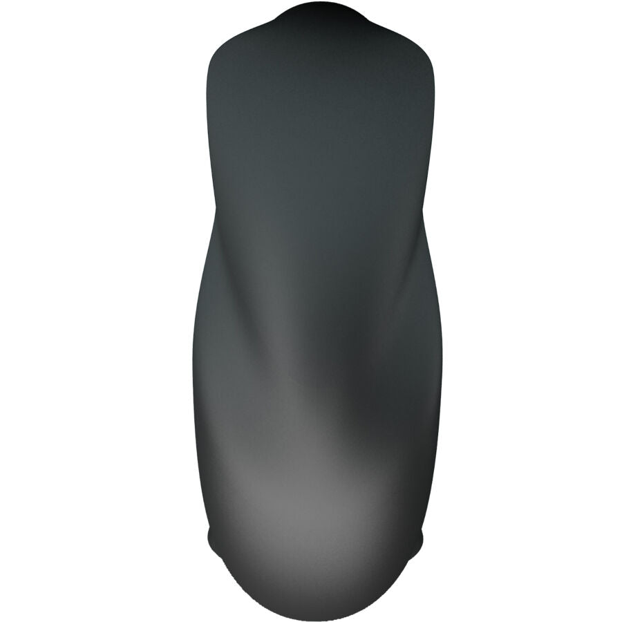 Anneau en silicone noir Crazy Bull Daquez Modèle 4, design ergonomique, souple, adaptable, pour confort et plaisir optimal.