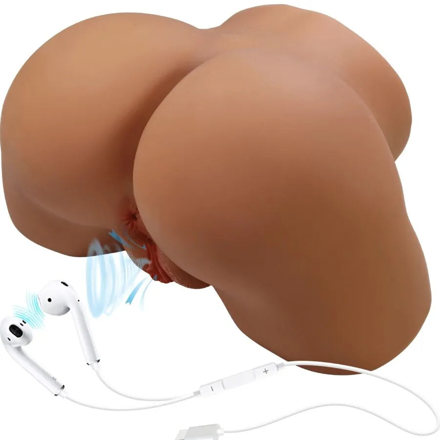 Masturbateur Crazy Bull Geriann, forme réaliste, couleur chair, texture douce en TPE, design féminin sensuel.