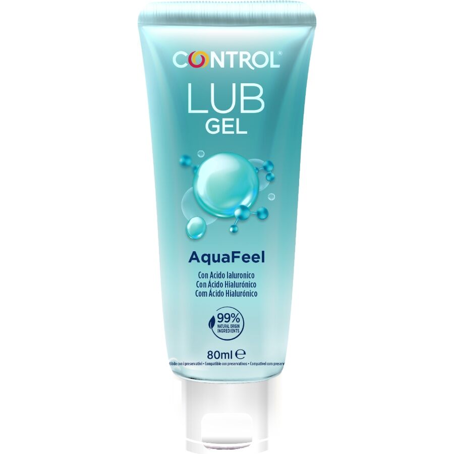 Control - Aquafeel Lubrifiant À L'Acide Hyaluronique 80 Ml