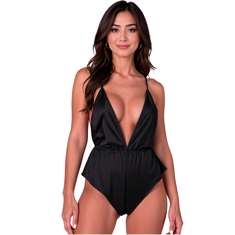 Passion Woman Teddies Passion - Sensie Body Noir /
