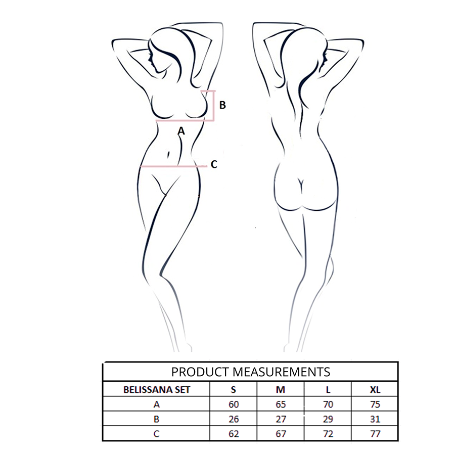 Passion Woman Sets Passion - Ensemble Soutien-Gorge + String Belissana Noir /