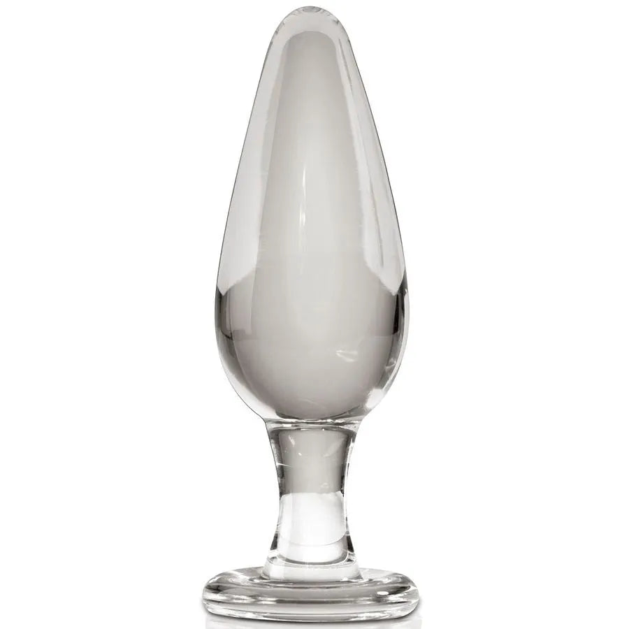 Masseur en verre soufflé Icicles N.26 - Sextoy hypoallergénique durable pour bien-être intime - Design élégant et exclusif