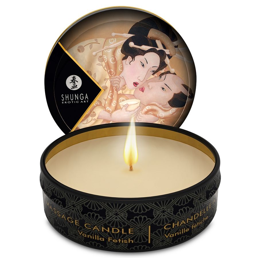 Shunga - Bougie De Massage Mini Caress By Candelight Vanille 30 Ml
