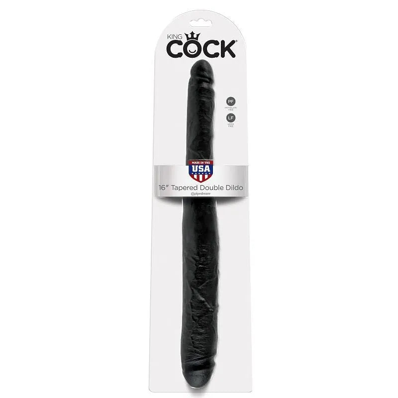 KING COCK DILDO DOBLE NEGRO