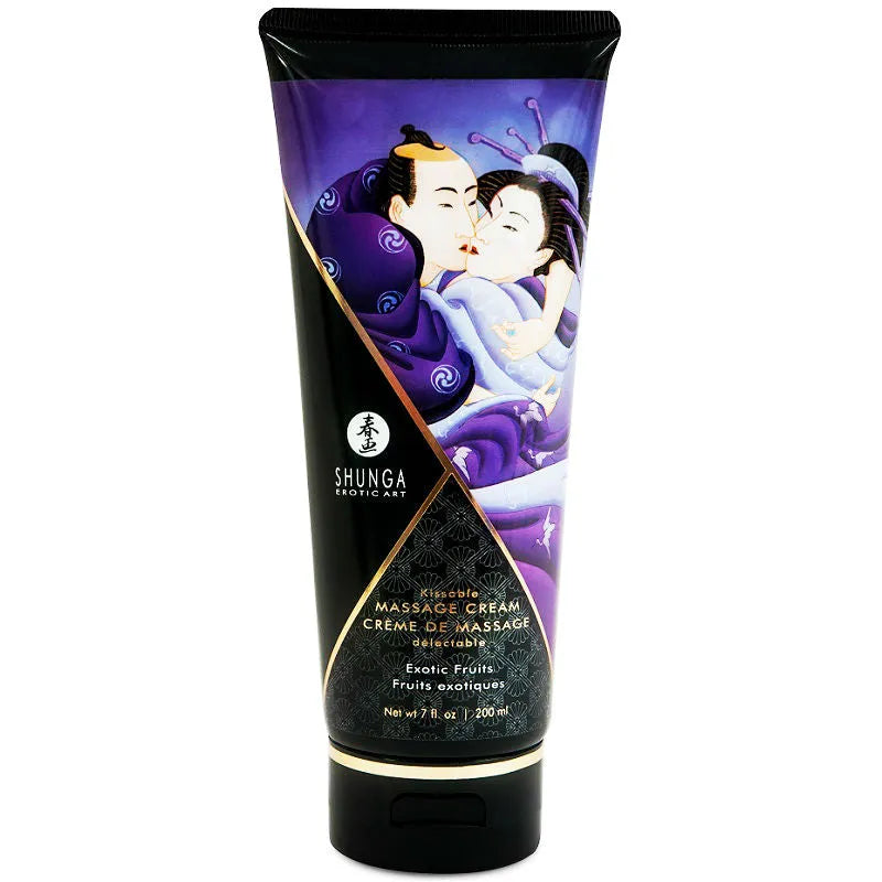 Shunga Crème de Massage aux Fruits Exotiques 200ml Experience Sensuelle Intime