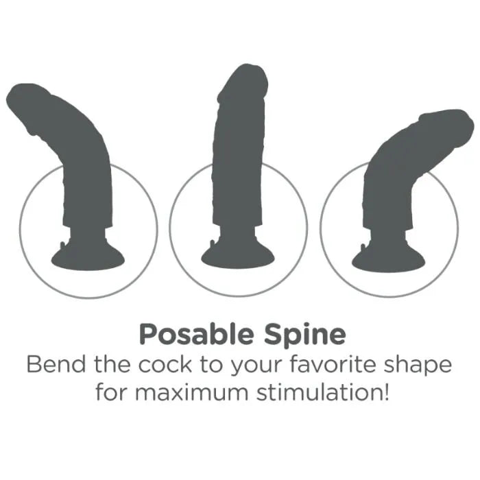 KING COCK - BITE VIBRANTE MARRON