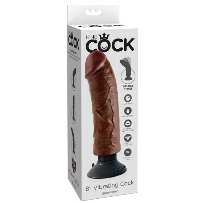KING COCK - BITE VIBRANTE MARRON