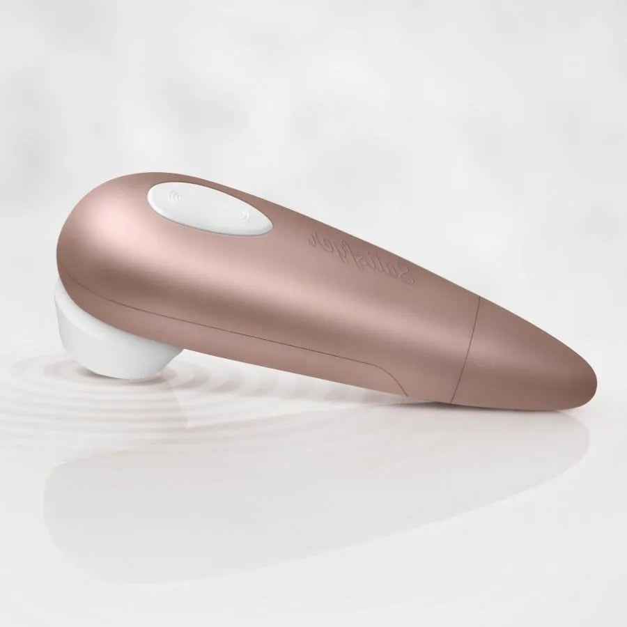 Satisfyer 1 vibromasseur étanche à ondes pression globe-trotter silicone