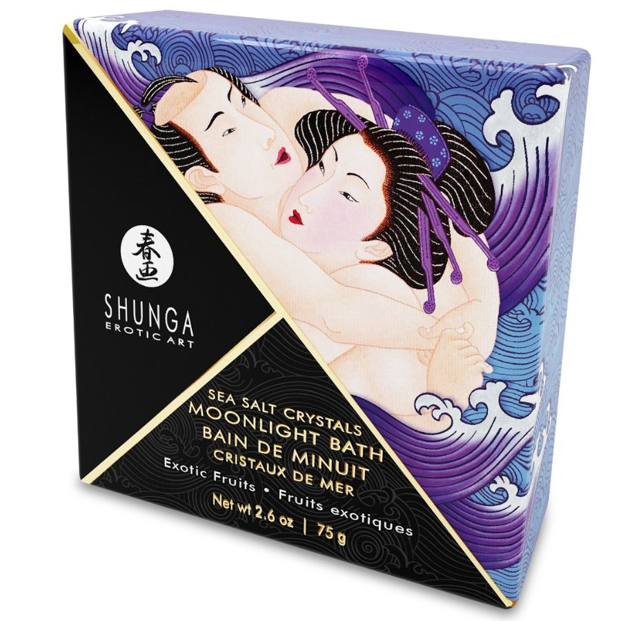 Shunga - Sels De Bain A Goût Violet Exotique 75 Gr