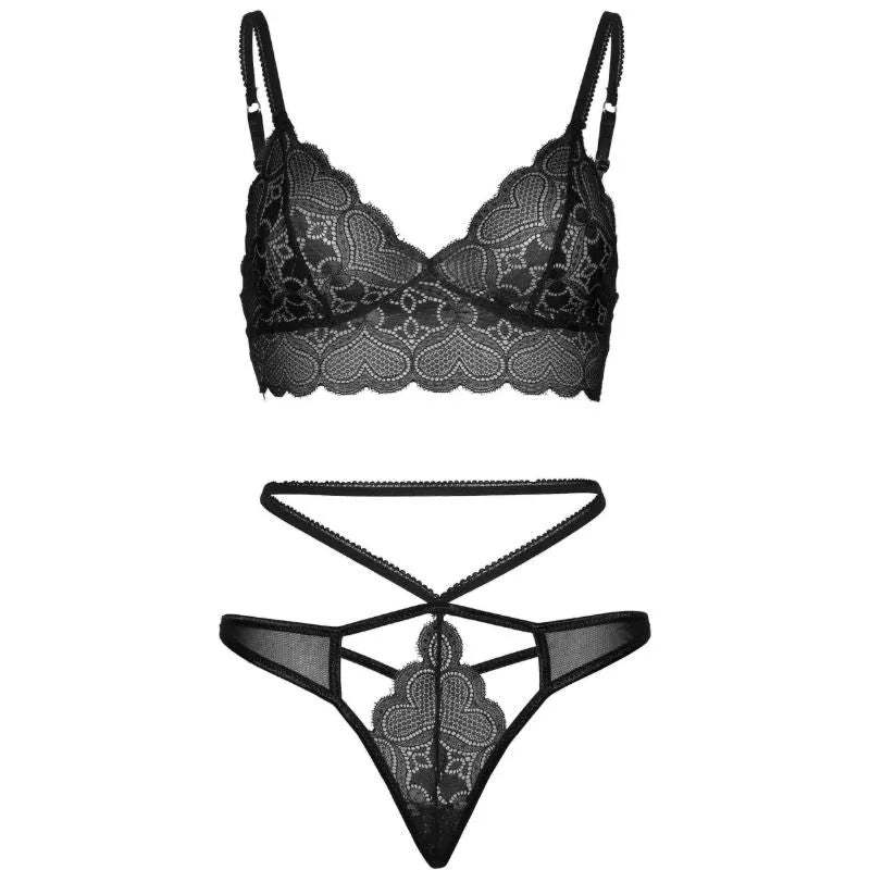 LEG AVENUE - ENSEMBLE 2 PIÈCES STRAPPY CUT G STRING