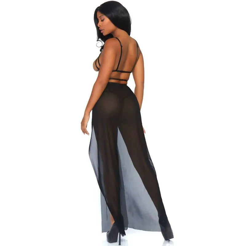 LEG AVENUE - ROBE MAXI CAGE ET STRING