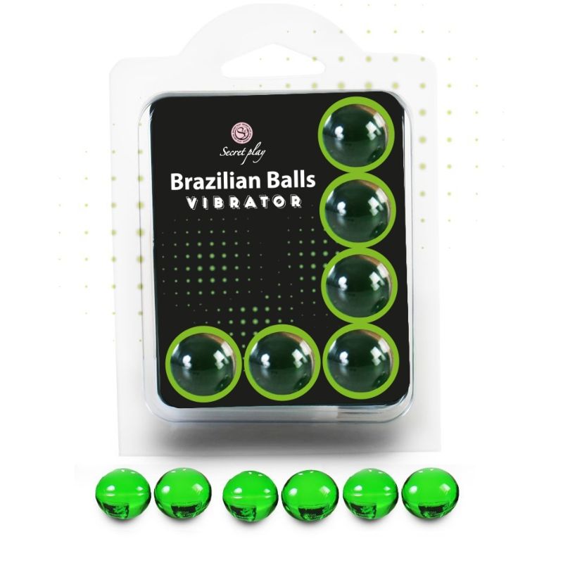 Secretplay - Set 6 Boules Brésiliennes Vibrateur
