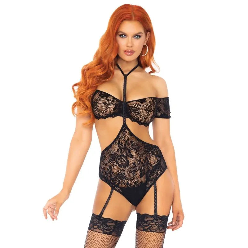 LEG AVENUE - ENSEMBLE DEUX PIÈCES TOP & TEDDY