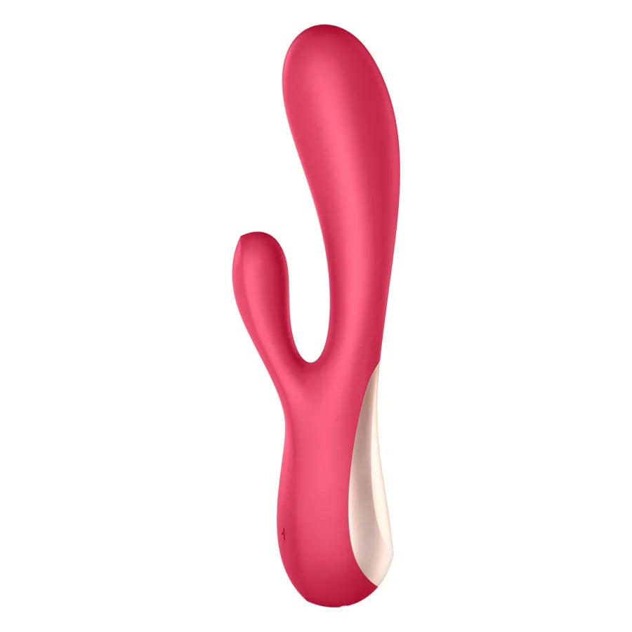 Stimulateur vibrant Satisfyer Mono Flex Rouge stimulation interne externe contrôle Bluetooth application personnalisable silicone médical femme couple sextoy